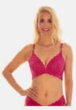 SugarShape BH Mekika Plunge BH met beugel en voorgevormde cup, kant, fuchsia, 85E