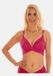 SugarShape BH Mekika Plunge BH met beugel en voorgevormde cup, kant, fuchsia, 85E