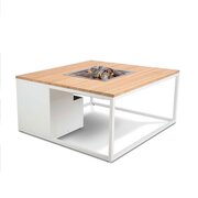 Cosi Fires lounge vuurtafel 100 x 100 cm witteak