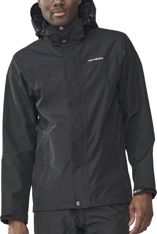 Tenson Monitor Regenjas - Heren - Black