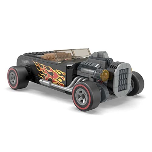 Mega Construx - Hot Wheels Verzamelaars - Street Rodder - Bouwset speelgoedauto met meer dan 500 blokken - Vanaf 10 jaar - HDJ97