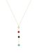 NAEMI Halsketting Goud Multicolor Koper 43 cm