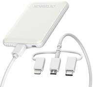 OtterBox Oplaadkit, 5,000 mAh Powerbank met 3 in 1 oplaadkabel - Wit