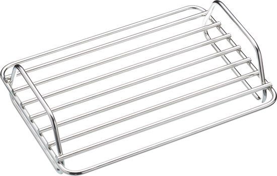 MasterClass Klein RVS Braadrek - 24 x 16 cm - Zilver