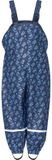 Playshoes Regentuinbroek voor kinderen - Bouwplaats - Donkerblauw - maat 80cm