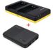 Powerpakket Deluxe: EN-EL20 duo oplader + 5000mAh Powerbank pour 2 batteries Nikon EN-EL20