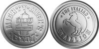 Merkloos Rocky - Set of 4 Metal Coasters