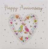 ZIZI Ltd Jubileumkaart Verjaardag - 138 mm vierkante inch - ZIZIZI-kaarten, Beige