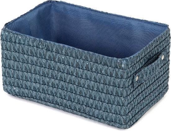 Compactor Opbergmand - 4L - Blauw - 23 x 15 cm