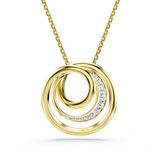 Swarovski Hyperbola Ketting Goudkleurig Transparant