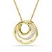 Swarovski Hyperbola Ketting Goudkleurig Transparant