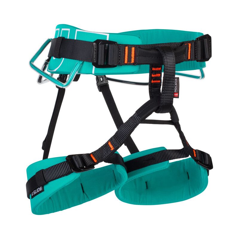 Mammut 4 Slide Harness - Turquoise/Black