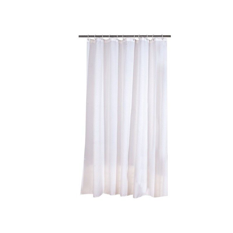 MSV Douchegordijn - wit - polyester - 200cm