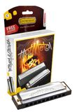Hohner 572BX-D Hot Metal Standard Line Diatonische Harmonica, sleutel van D