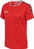 Hummel HMLAuthentiek POLY JERSEY dameshemd, S/S, echt rood, XS