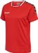 Hummel HMLAuthentiek POLY JERSEY dameshemd, S/S, echt rood, XS