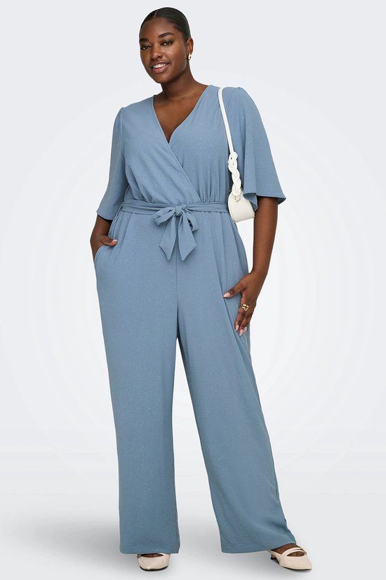 ONLY CARMAKOMA CARJOSEE METTA 2/4 JUMPSUIT WVN Faded Denim