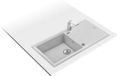 Teka Wastafel met Eén Spoelbak Teka Stone 60 L-TG 1C 1E Wit Rechthoek 60 cm