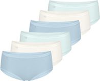 sloggi Dames midi slip 6 pack Basic+ sea blue light