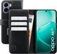 Rosso Element Wallet Book Case for Oppo A6x - Black