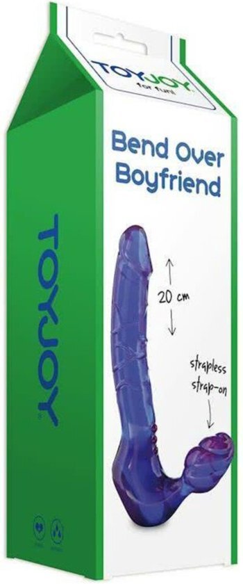 ToyJoy ToyJoy Strapless Stran-on Bend Over Boyfriend Purple