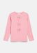 s.Oliver T-shirt enfant Rose Coton Manches courtes Col rond Uni Ajusté 140
