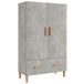 VidaXL Hoge kast 70x31x115 cm bewerkt hout grijs beton