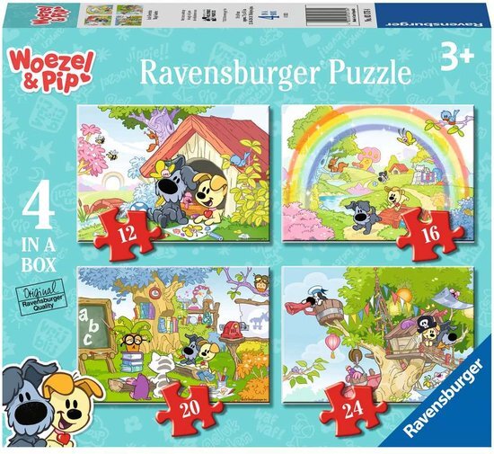 Ravensburger Puzzel Woezel & Pip In de Tovertuin - Legpuzzel - 12, 16, 20, 24 stukjes