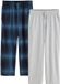 Next - Heren - Set van 2 geruite jersey pyjamabroeken - Blauw