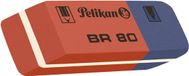 Pelikan 619569 vlakgum Rubber Blauw, Rood 40 stuk(s)