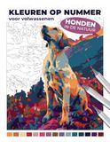 Honden in de natuur – Kleuren op nummer voor volwassenen