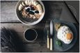 Dietrix Inductie Beschermer - 81x52cm - Food - Ontbijt yoghurt eieren