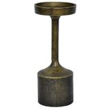 DRW Palm van metaal, messing, in antiek goud, 9 x 21 cm