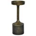 DRW Palm van metaal, messing, in antiek goud, 9 x 21 cm