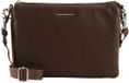 MANDARINA DUCK Mellow Leather Crossover Bag Espresso donkerbruin
