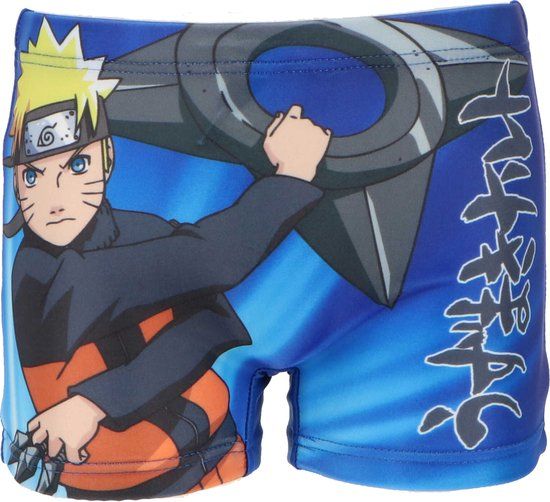 4KidsOnly Naruto Zwembroek - 10 jaar - Polyester - Blauw - Zwemboxer
