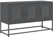 vidaXL Tv-meubel 100,5x39x60,5 cm koudgewalst staal antracietkleurig
