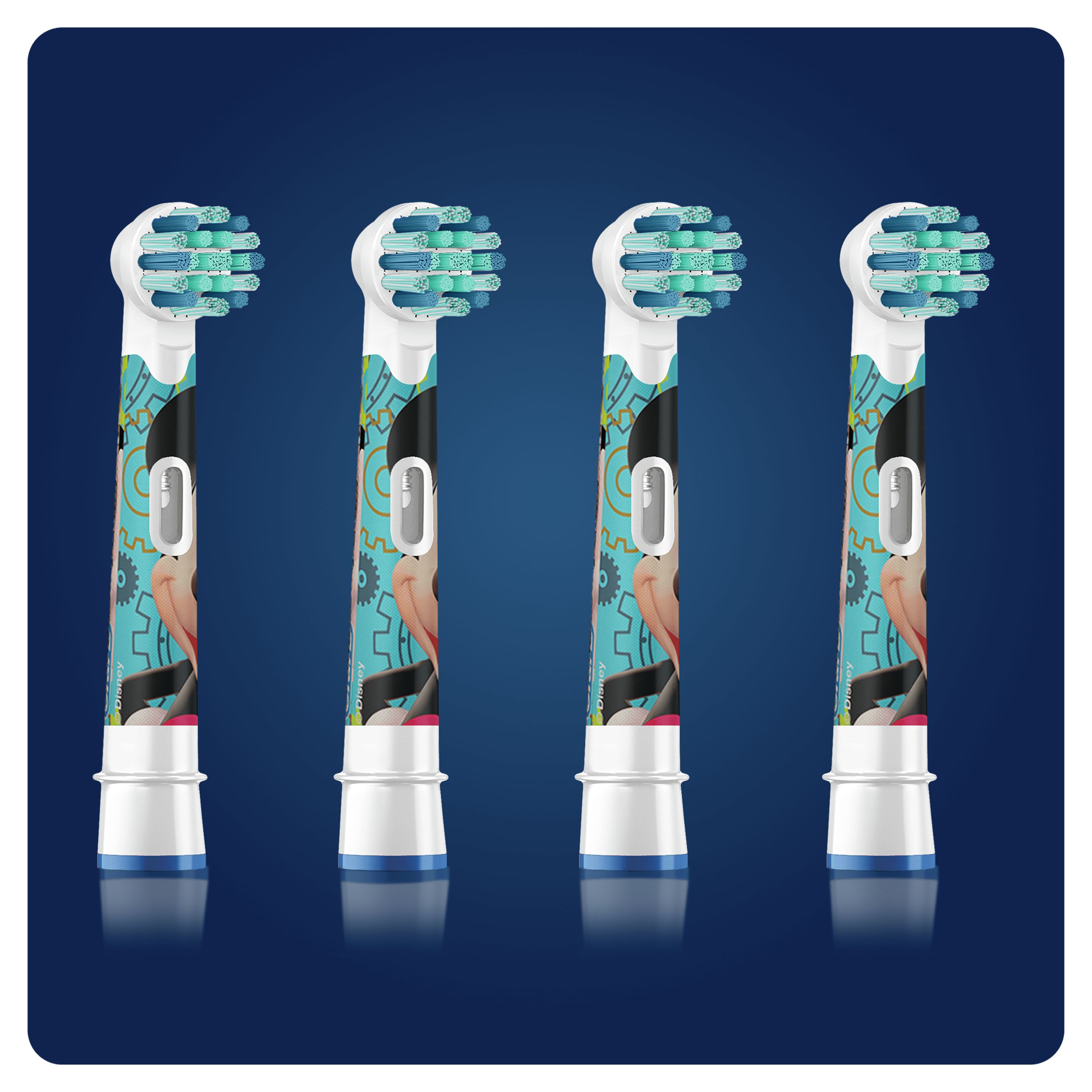 Oral-B Kids Opzetborstels - 4 stuks - Extra Zacht - Voor Kinderen