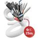 PRO 5120 19 pouces Gaine pour câble blanc