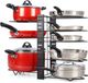Unyqoos® Organiseur pour casseroles et marmites avec 8 compartiments réglables