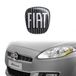 Fiat 14187B 3D-sticker vervangend logo zwart voor Bravo voorzijde