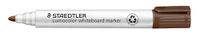 STAEDTLER Whiteboardmarker Lumocolor bruin 10 stuks