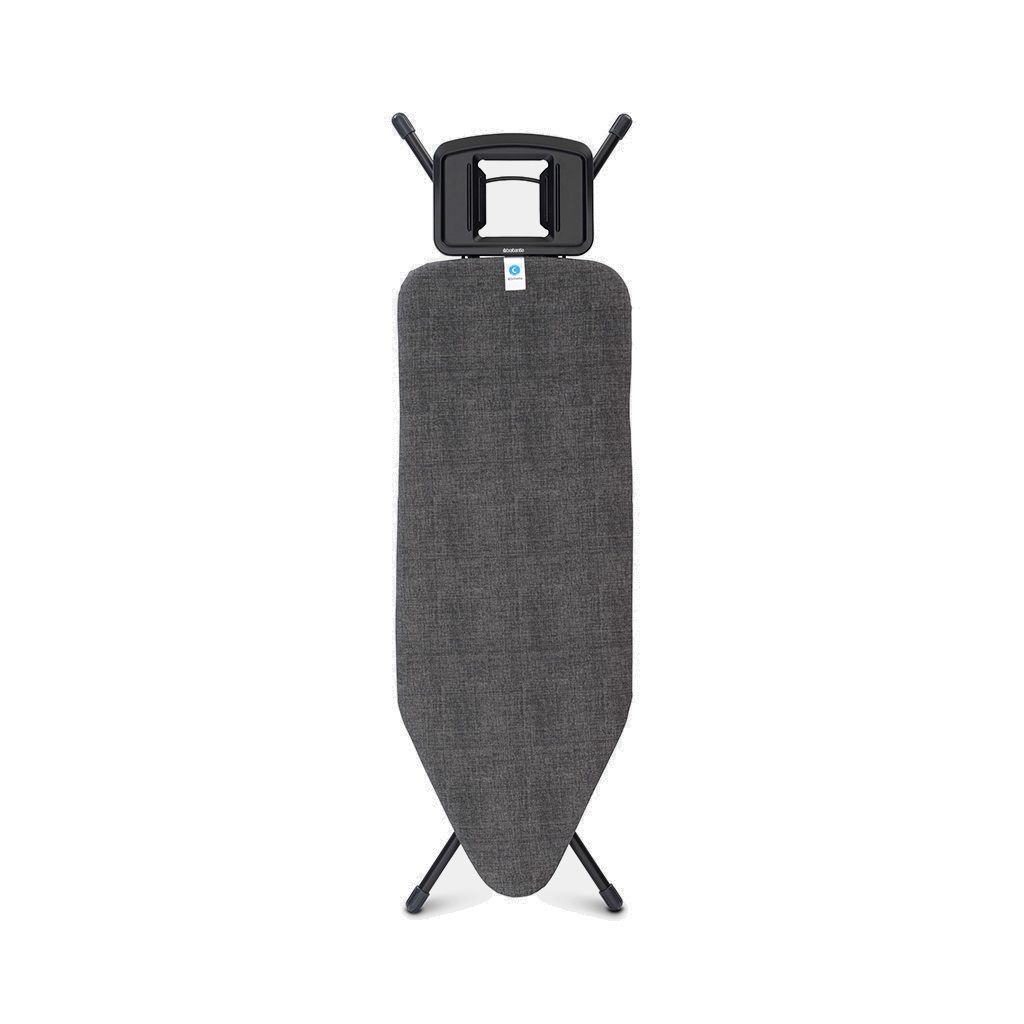 Brabantia Strijkplank C - Full-size Ironing Board - 124 x 45 cm - Black