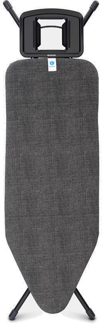 Brabantia Strijkplank C - Full-size Ironing Board - 124 x 45 cm - Black