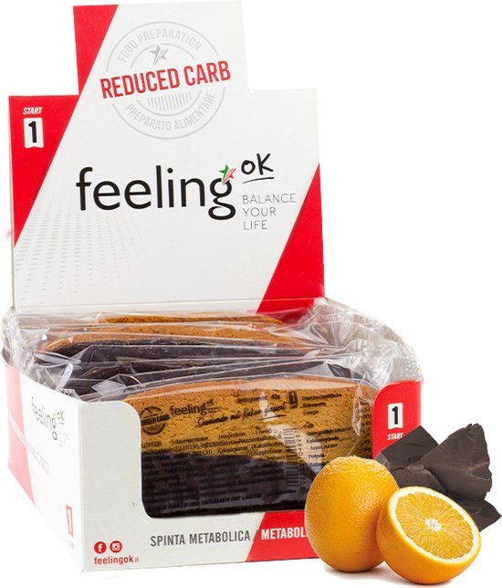 Feeling OK Savoiardo Glassato - Orange Chocolade - Voordeelpakket - 15 x 43g