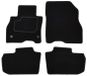 MAMMOOTH A041 NIS67 PRM 01 Jeu de tapis avant et arrière, noir, Textile
