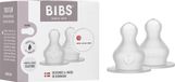 BIBS Flessenspeen - Siliconen - 6+ mnd - Dikke voeding - 2-pack