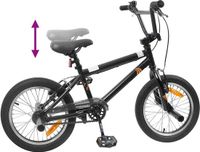 vidaXL BMX Fiets 16 Inch Zwart