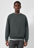 QS - male - Sweatshirt met geborduurd logo