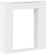 vidaXL Haardombouw Blanc 100 x 20 x 100 cm Bois traité